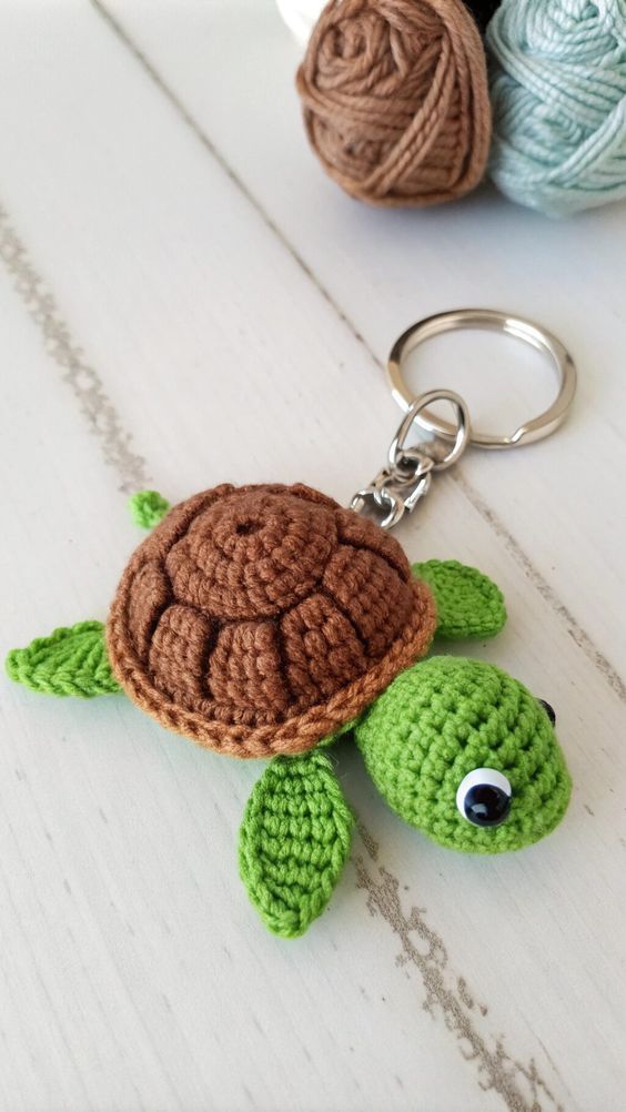 crochet keychain